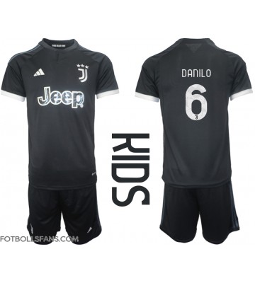 Juventus Danilo Luiz #6 Replika Tredje Tröja Barn 2023-24 Kortärmad (+ Korta byxor)